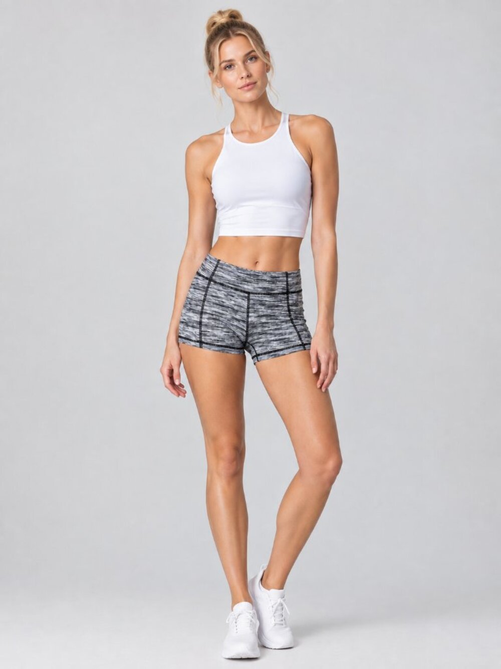 NWT Endeavor FOCUS Training Shorts Heather Gray XS Cooling Performance Workout